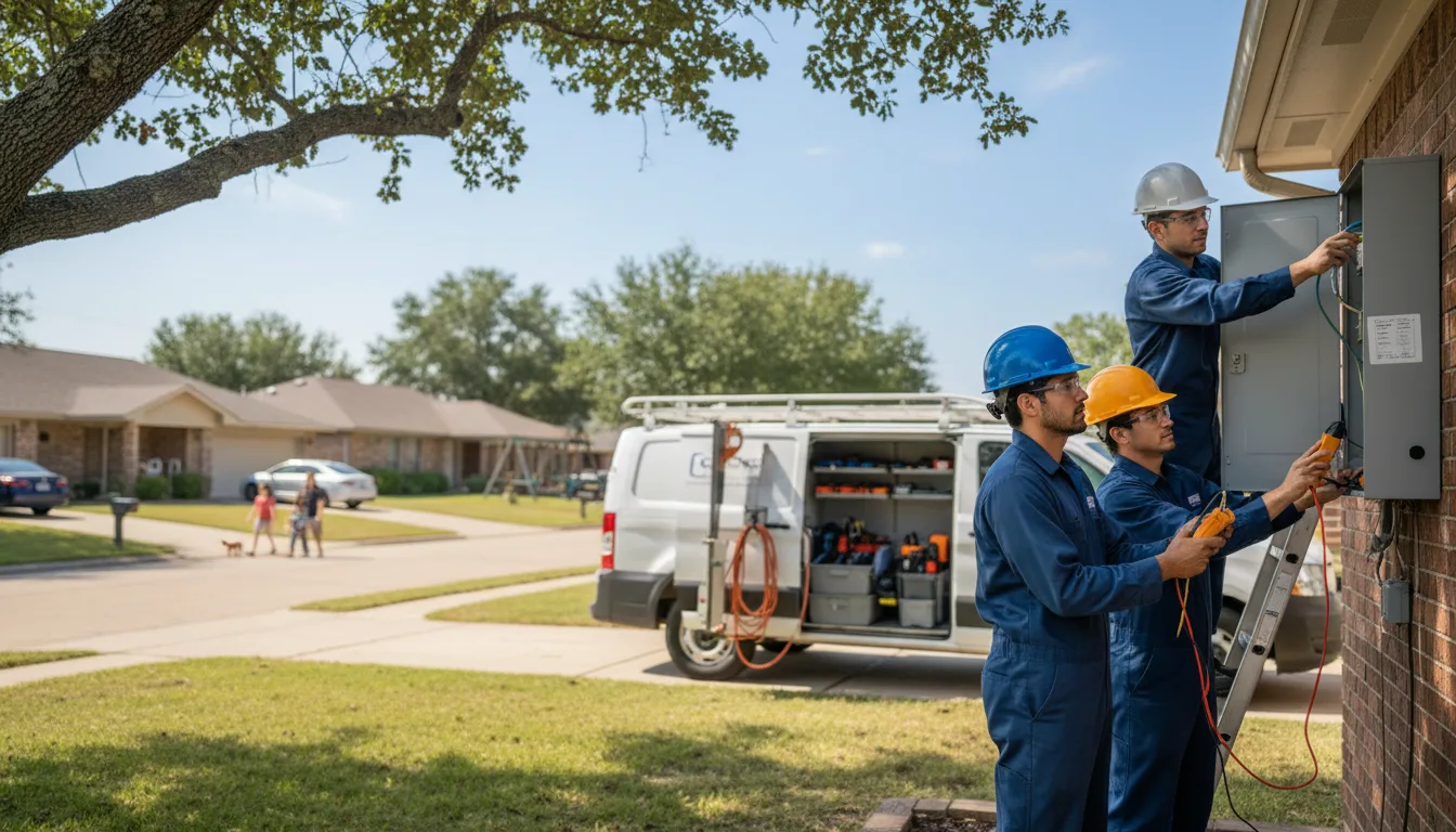 Certified electrician providing emergency electrical services in Knoxville, AR